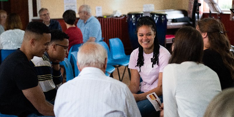 Sundays*
Our meetings start with a friendly greeting from the welcome team at the front door. Then, after refreshments and a time to chat, we worship together with singing and sharing followed by teaching from the Bible.*More Details